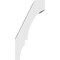 Ekena Millwork 5 1/2-in. W x 8-in. D x 16-in. H Balboa Architectural Grade PVC Knee Brace BRCP055X08X16BOA - alternate 4